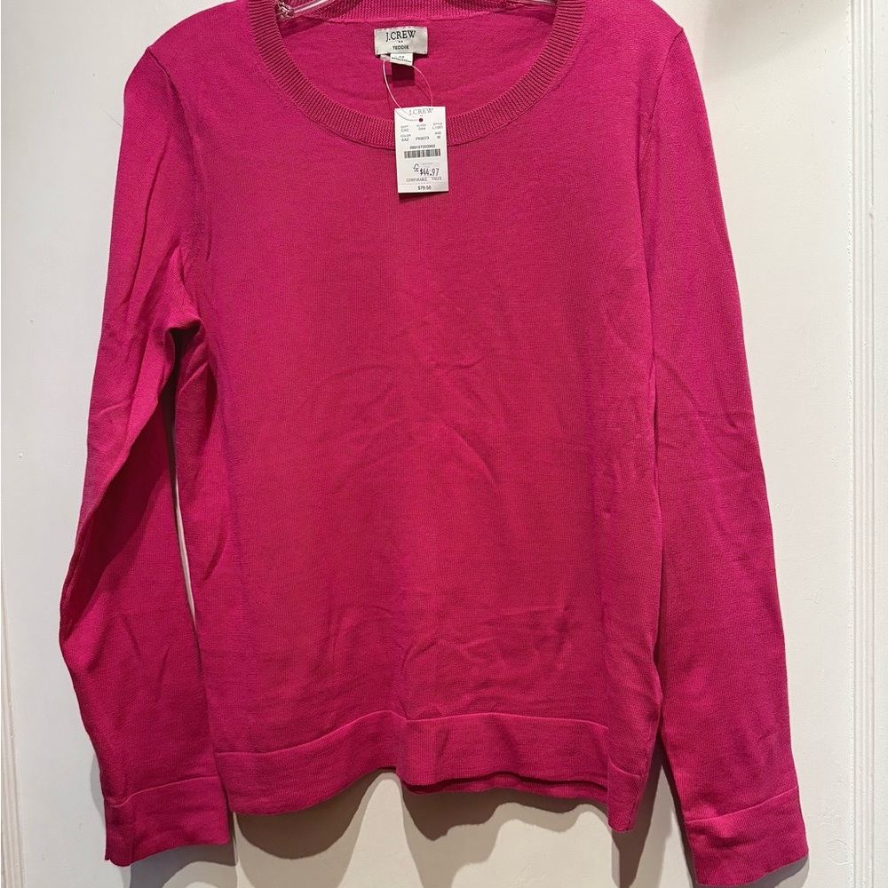 J.Crew Pinkl Lightweight Crewneck Sweater